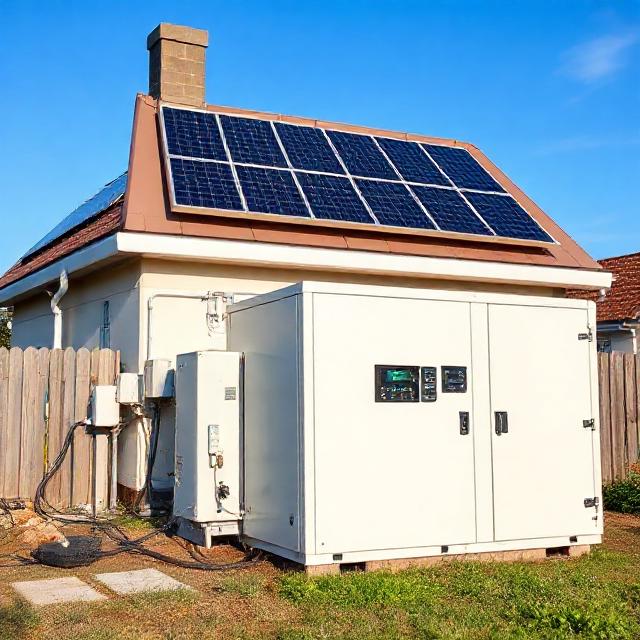 Solar battery backup power system